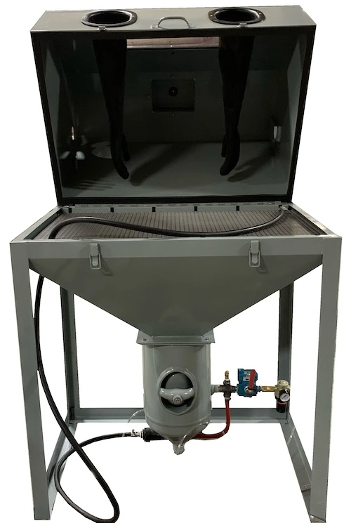 DP-38-Front-Open blast cabinet