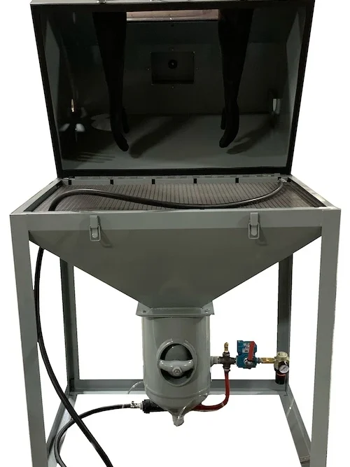 sand blaster DP-38-Front-Open blast cabinet